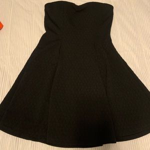 Wet Seal Black Strapless Dress